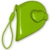 10 Mini Album Covers Corazón Verde (pequeño)