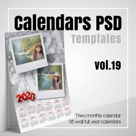 Calendars 2022 PSD v.19