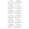 Calendar Data Grids 2022