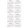 Calendar Data Grids 2022