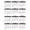 Calendar Data Grids 2022