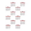 Calendar Data Grids 2022