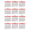 Calendar Data Grids 2022