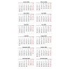 Calendar Data Grids 2022