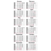 Calendar Data Grids 2022