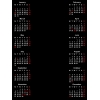 Calendar Data Grids 2022