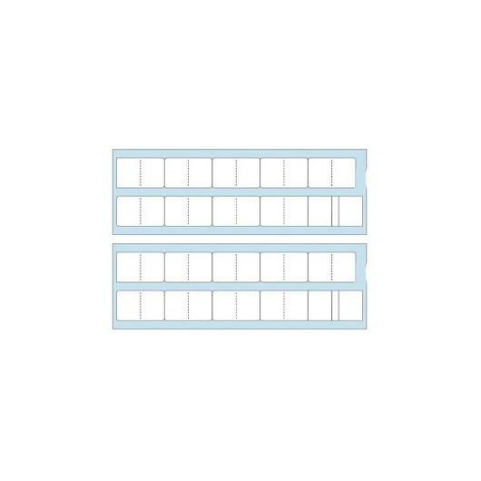10 Perforated inkjet photo paper A4 (square mini album)