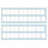 10 Perforated inkjet photo paper A4 (square mini album)
