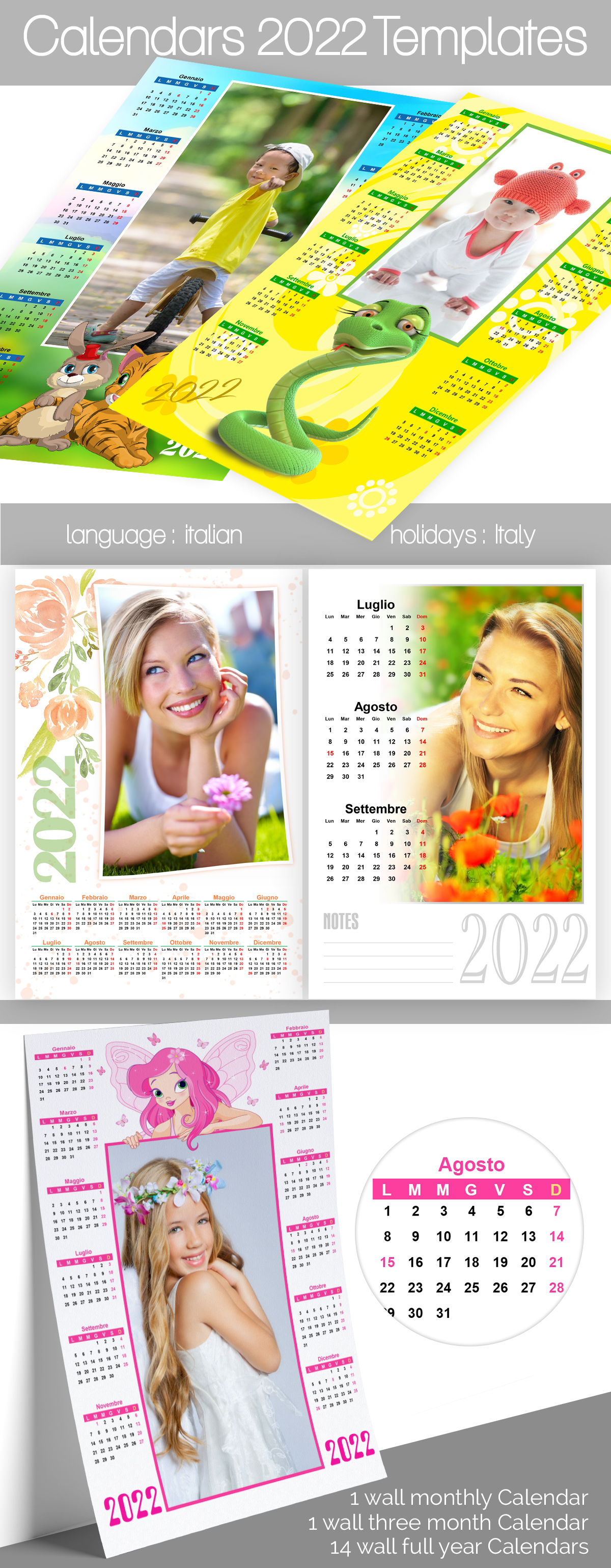 Calendar 2022 Templates